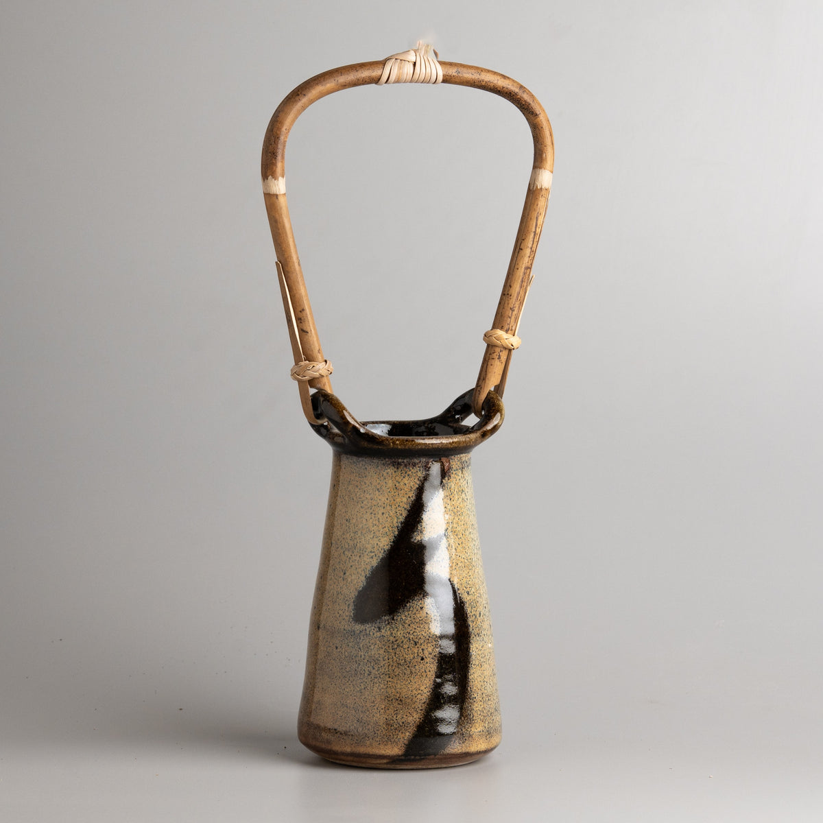 Amber Streak Vase
