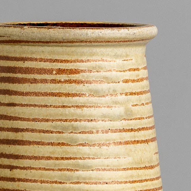 Layered Ember Vase