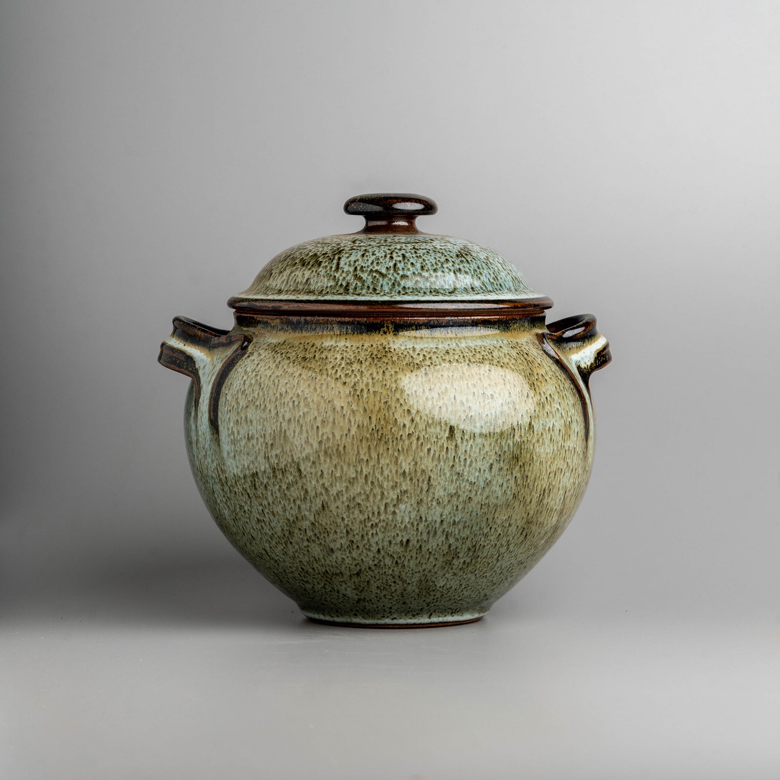 Mossy Green Lidded Jar