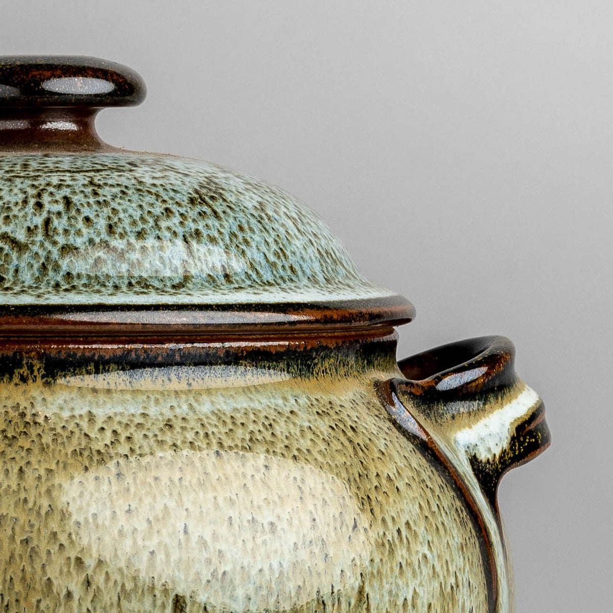 Mossy Green Lidded Jar
