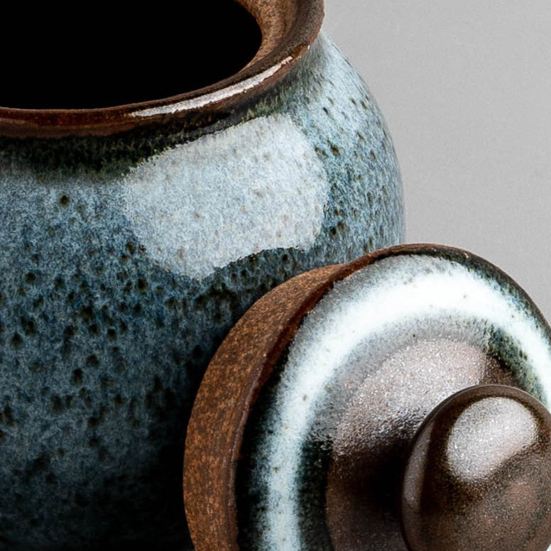 Blue Horizon Lidded jar