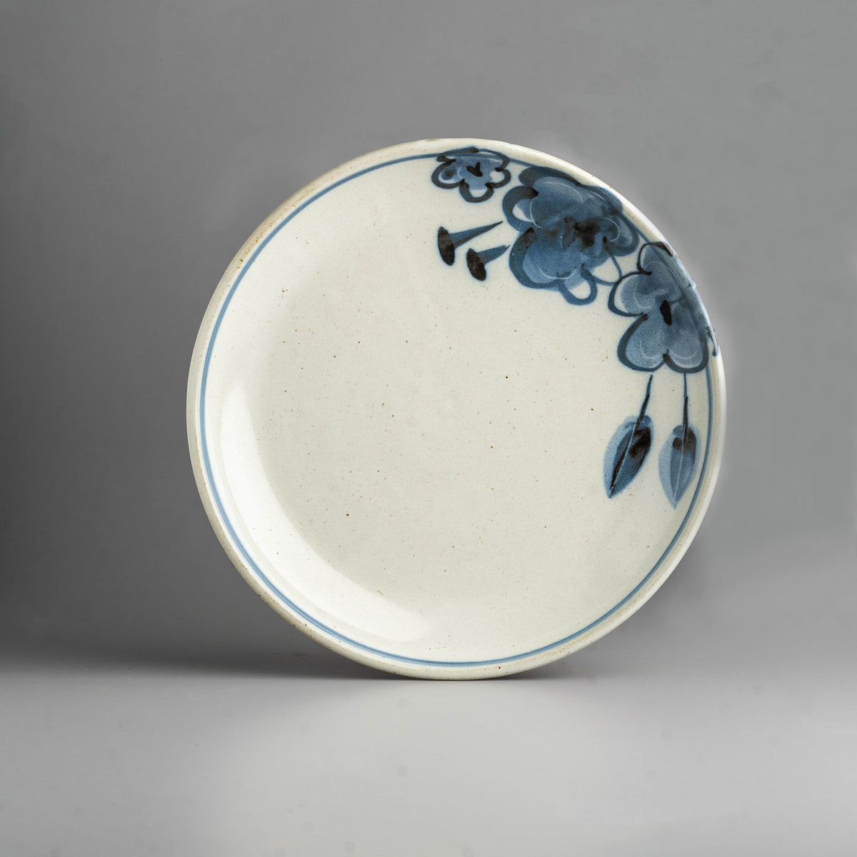 Indigo Bloom Plate