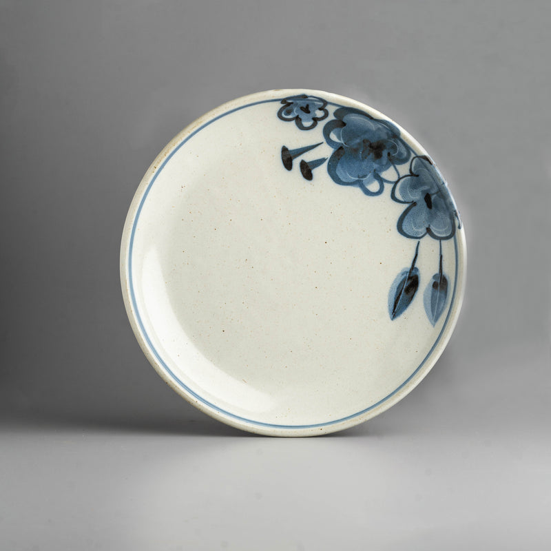 Indigo Bloom Plate