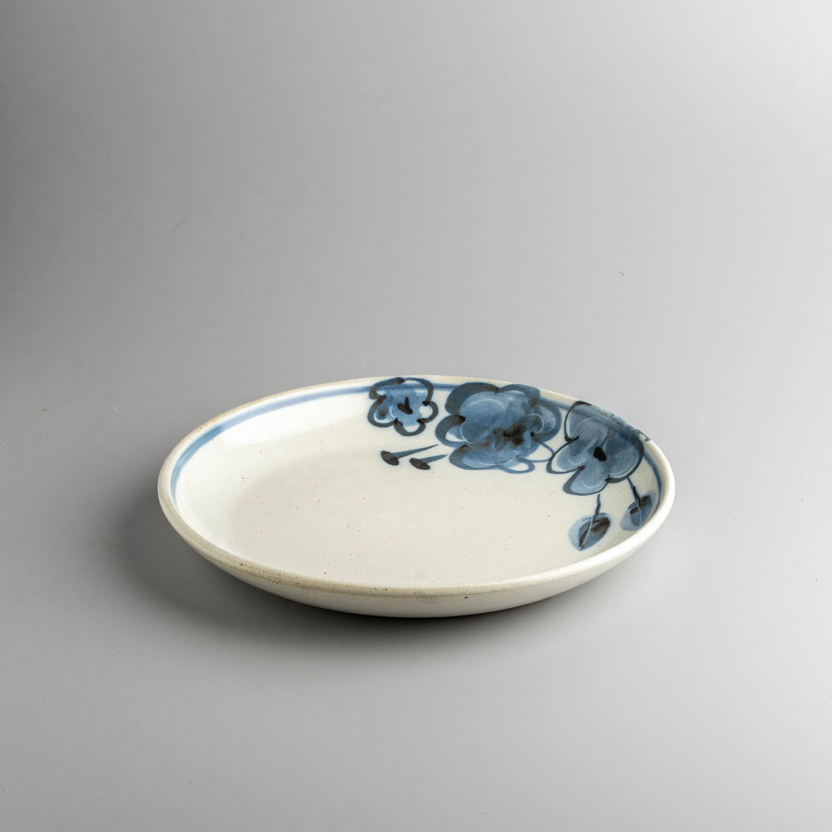 Indigo Bloom Plate