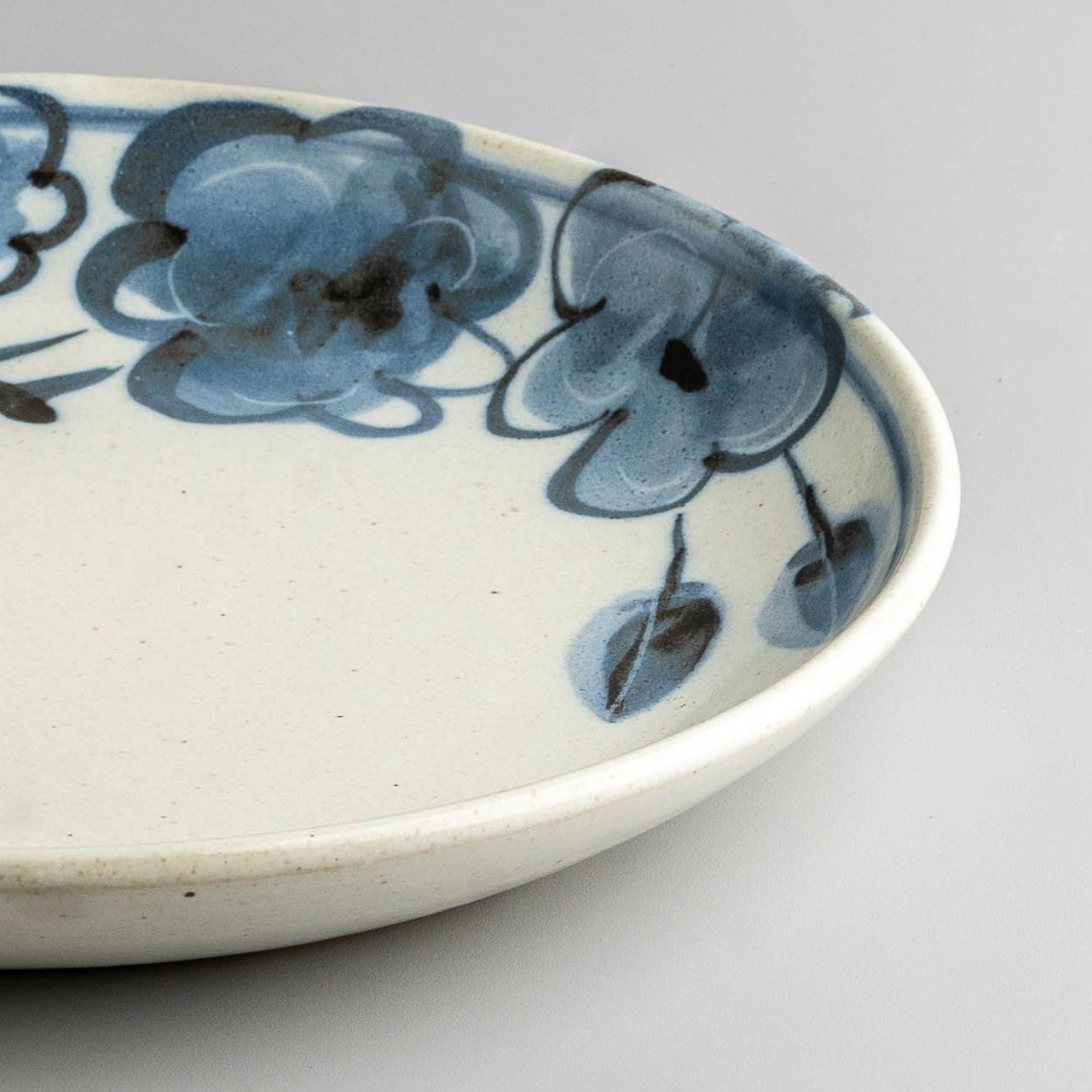 Indigo Bloom Plate