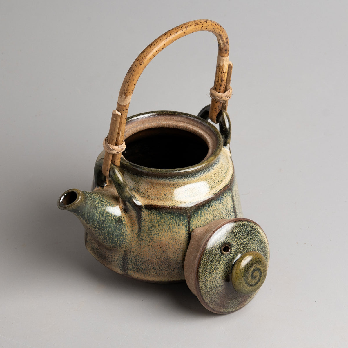Moss Patina Teapot