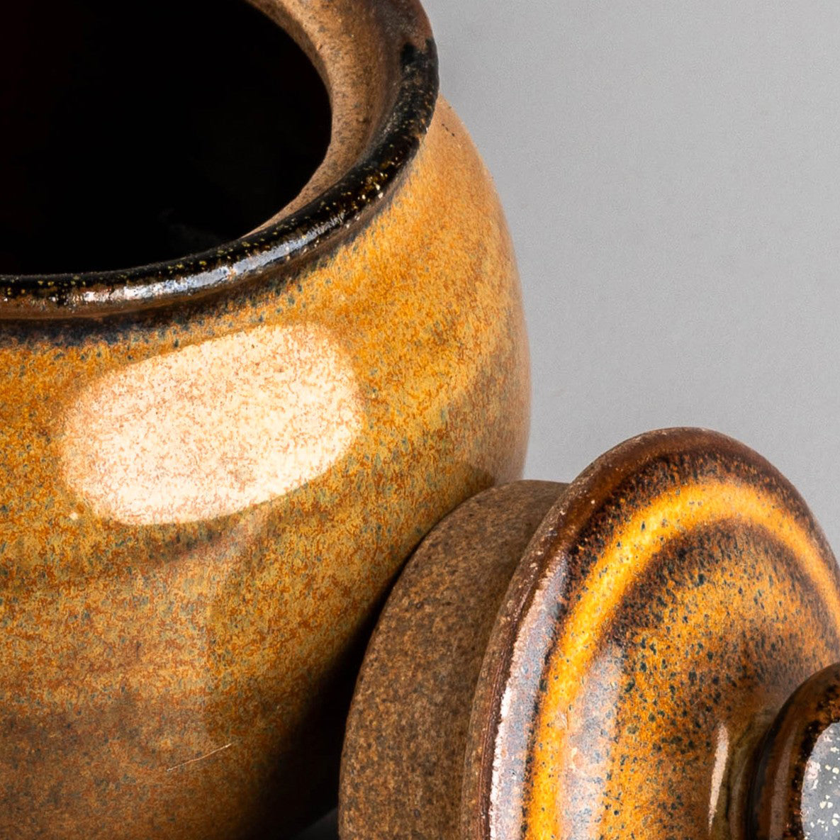 Rustic Sugar Pot