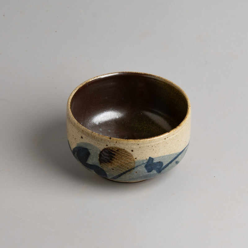 Indigo Meadow Yam Bowl