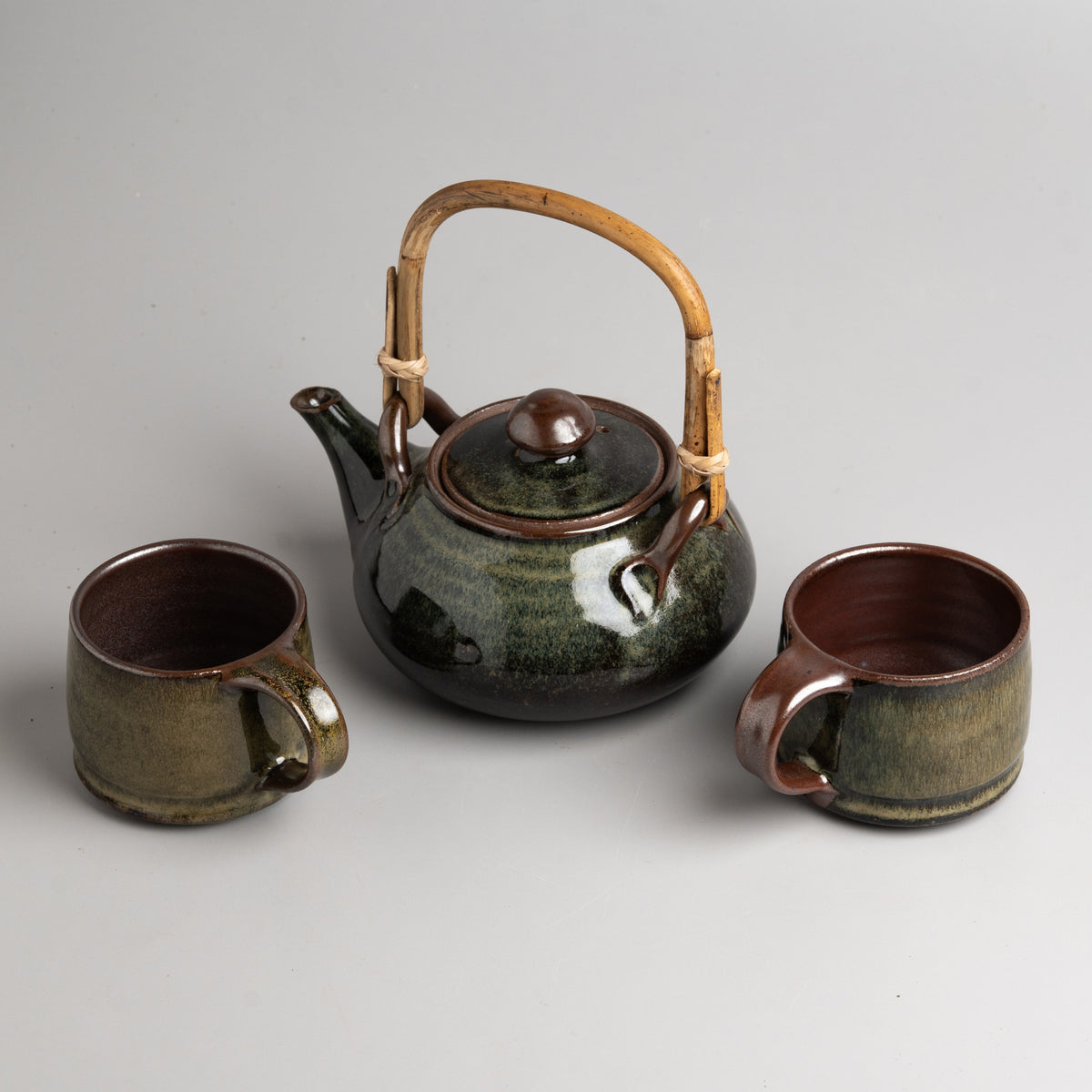 Verdant Umber Tea Set