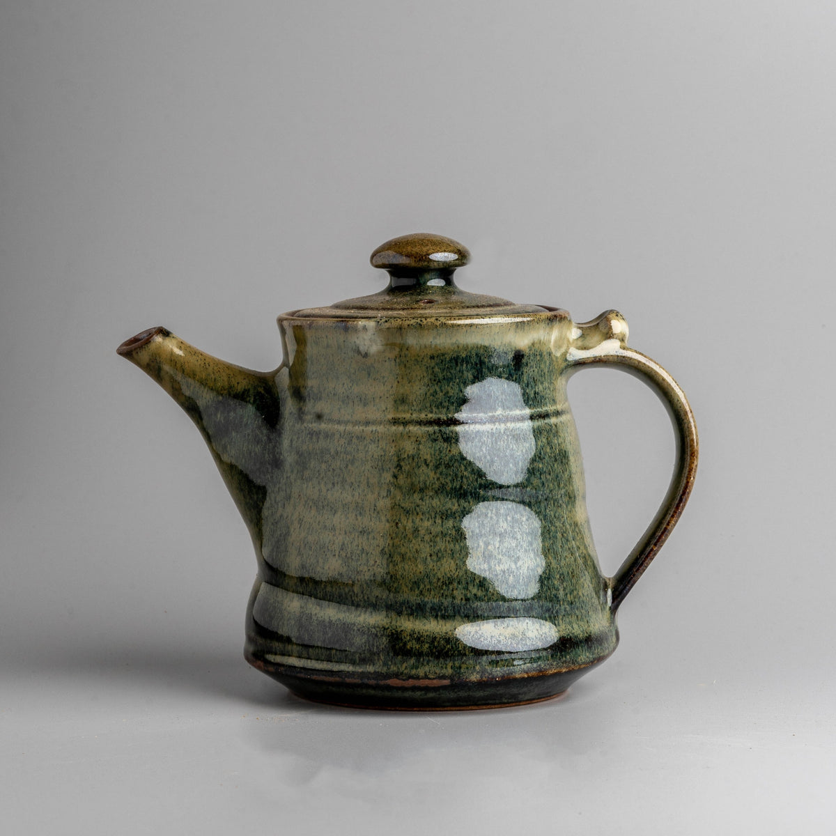 Mossy Green Coffee Pot