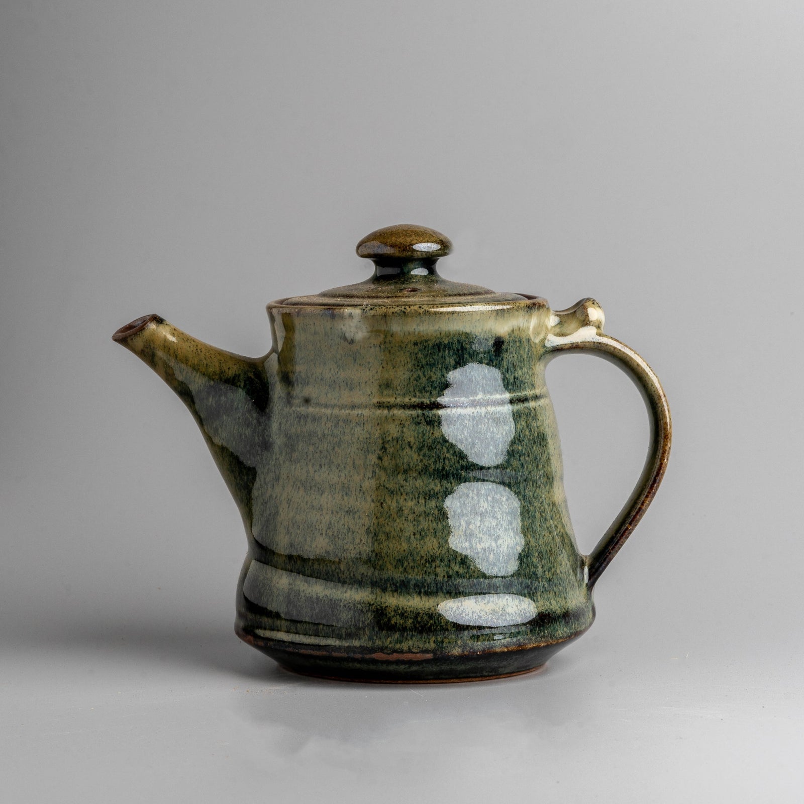 Mossy Green Coffee Pot
