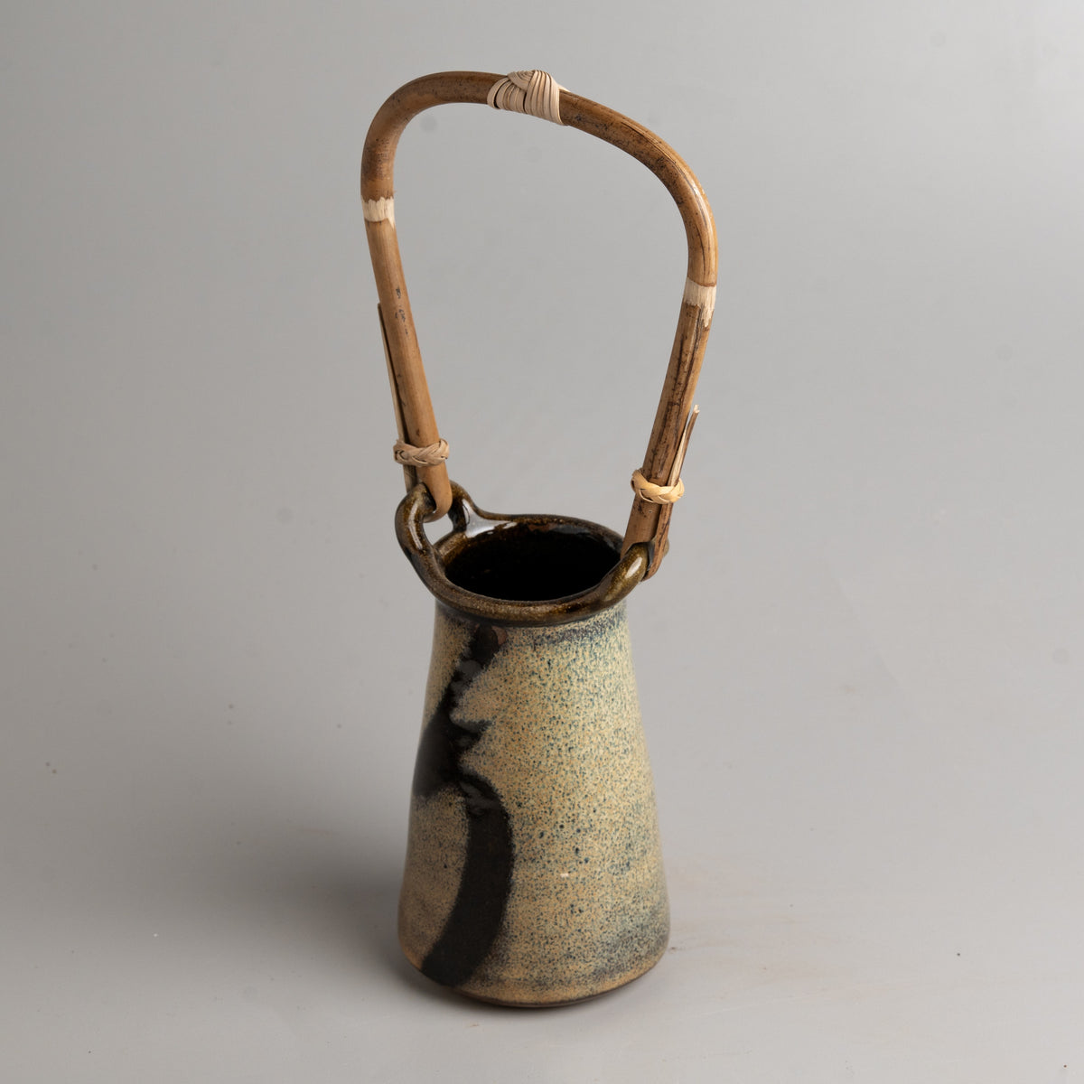 Amber Streak Vase