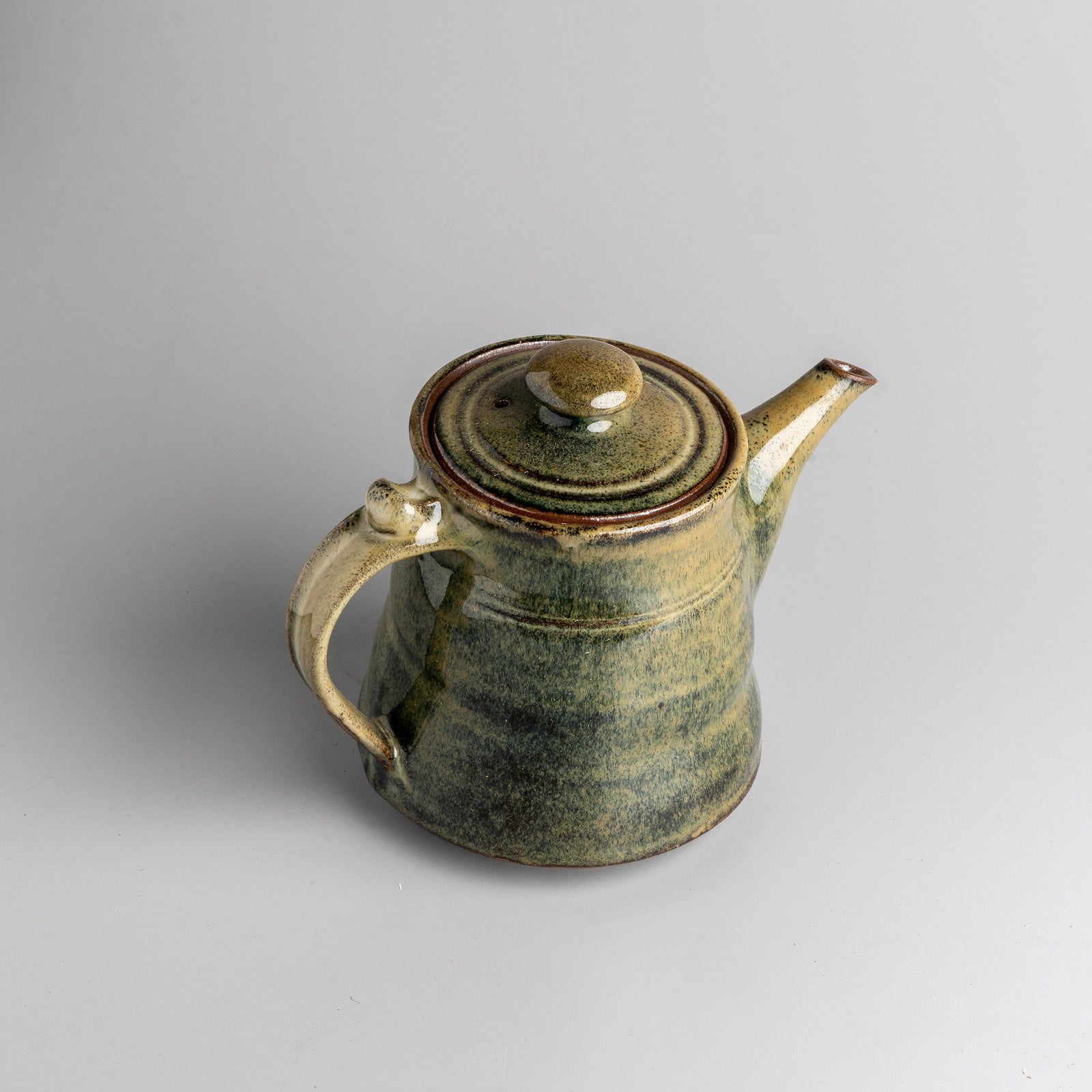 Mossy Green Coffee Pot