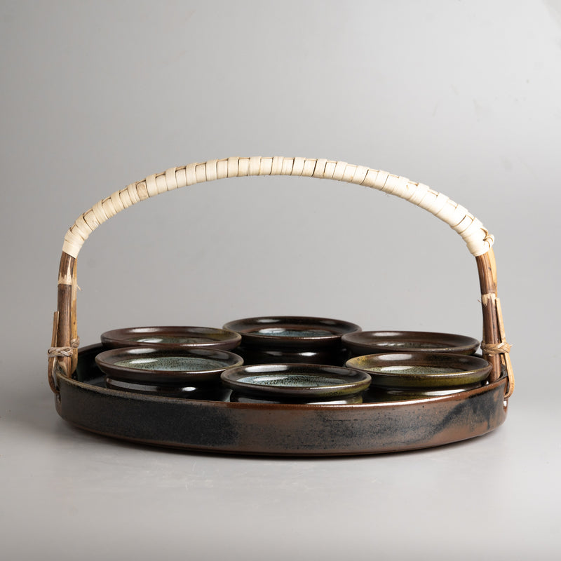 Crater Meridian Tray and Katori Set