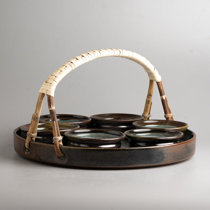 Crater Meridian Tray and Katori Set