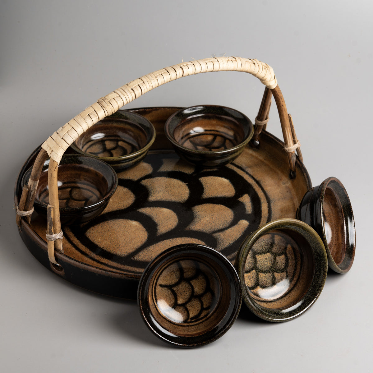Sylvan Contour Tray and Katori Set