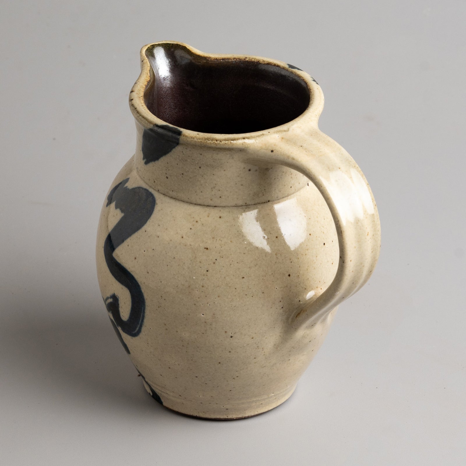 Calligraphy Wave Jug