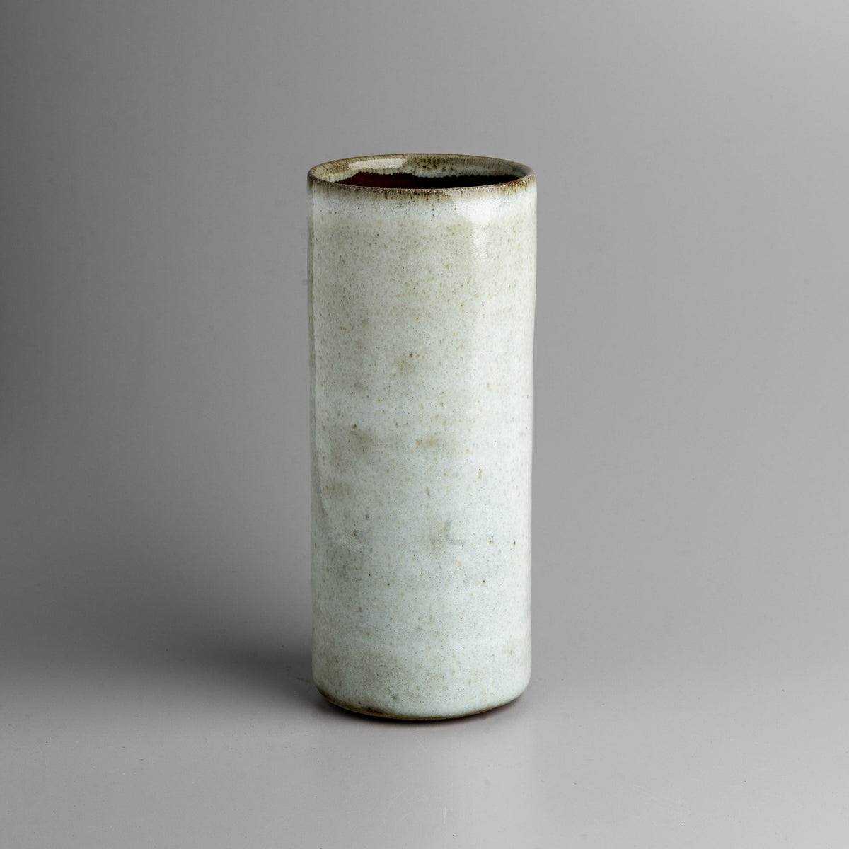 Misty White Vase