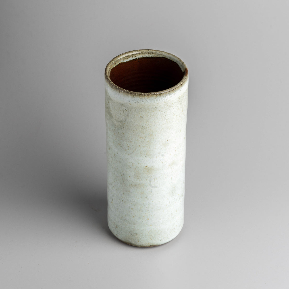 Misty White Vase