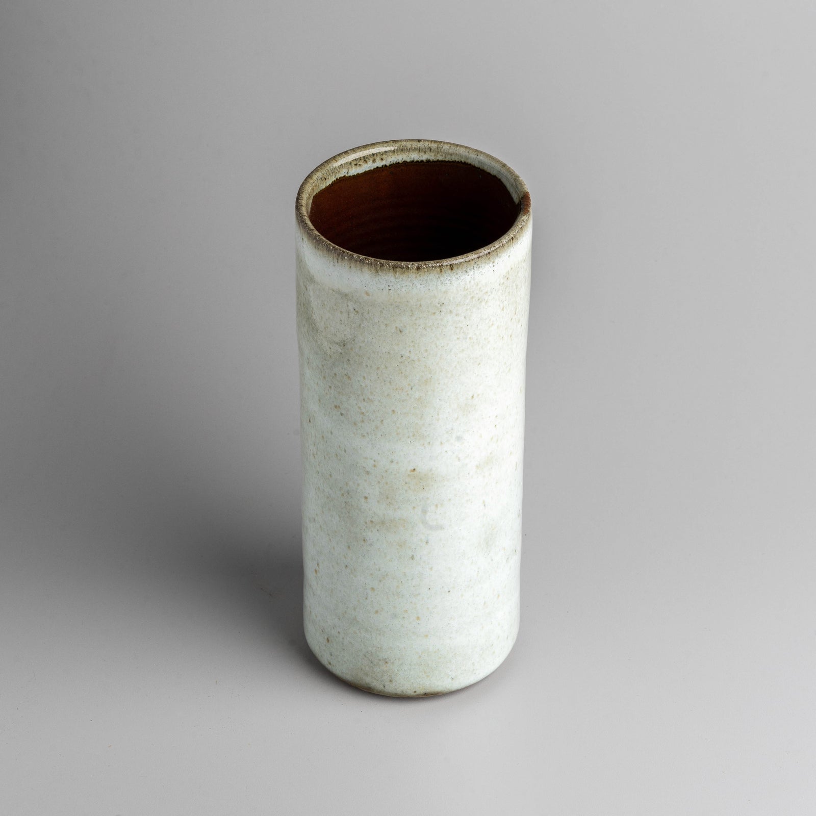Misty White Vase