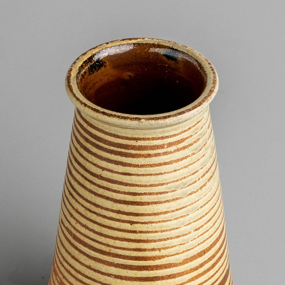 Layered Ember Vase