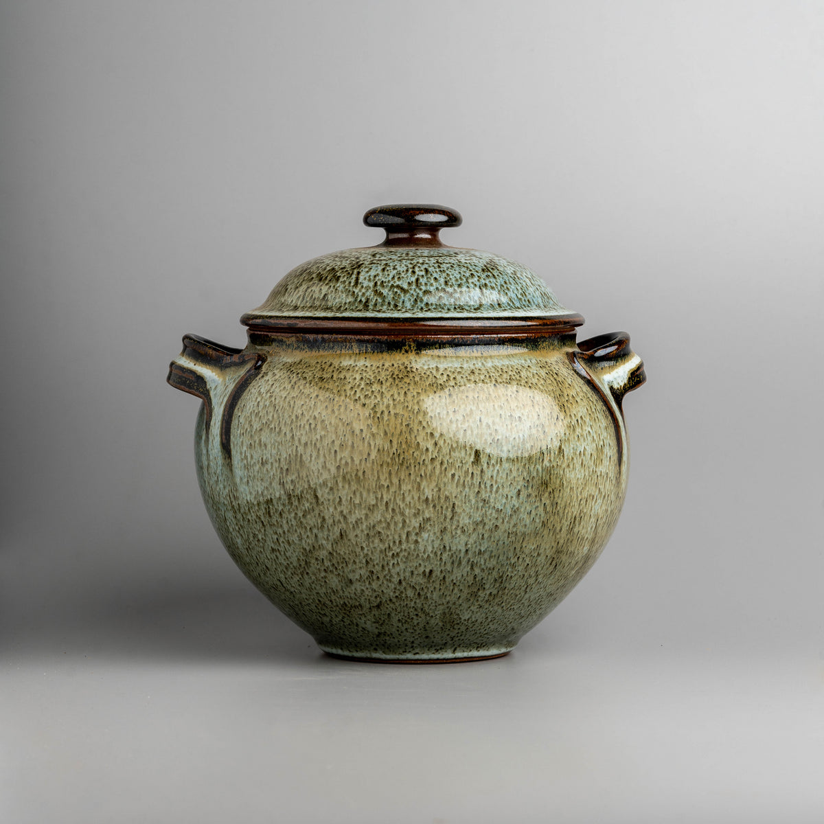 Mossy Green Lidded Jar