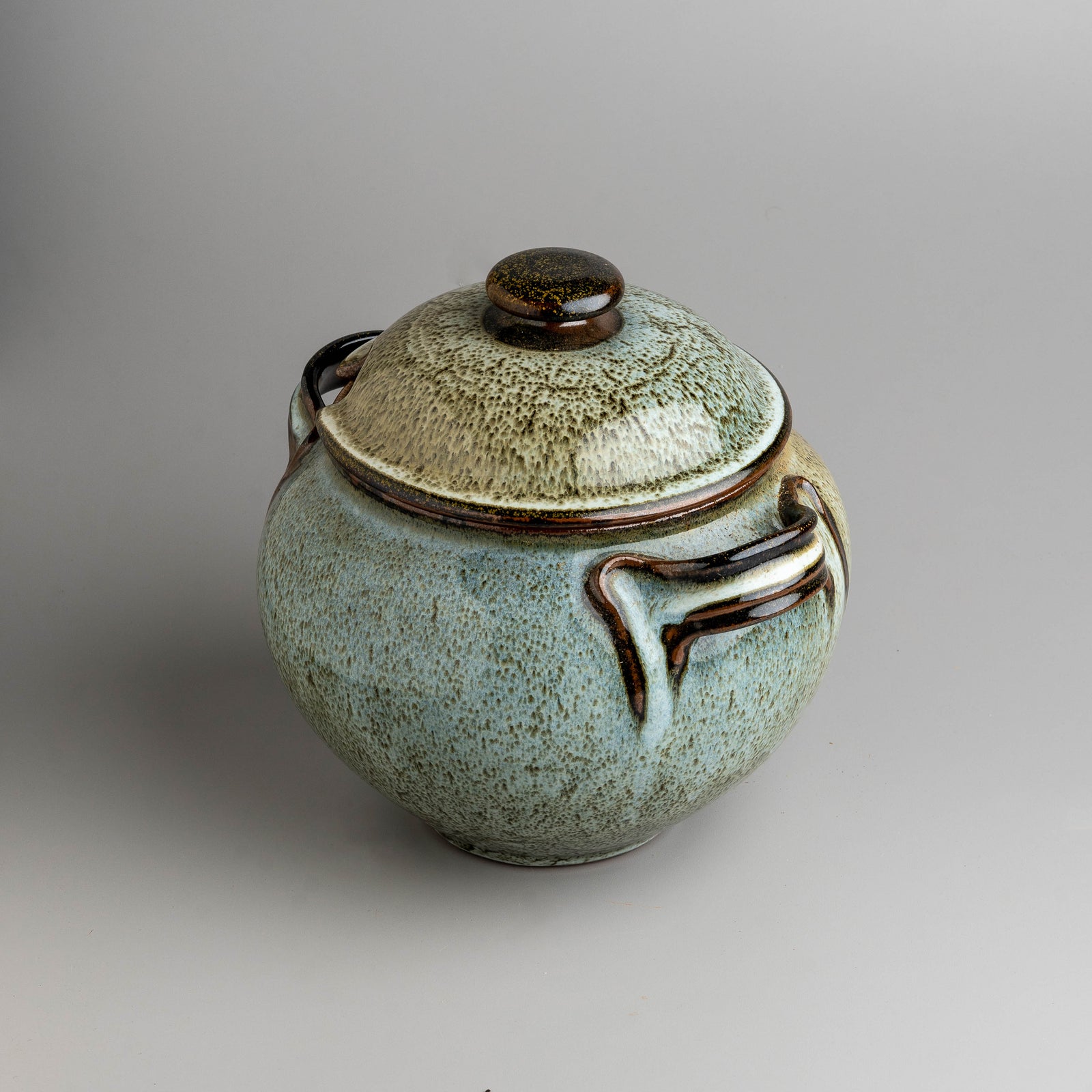 Mossy Green Lidded Jar